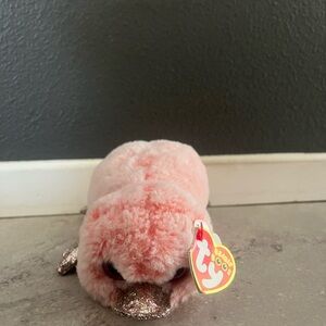 Wilma Ty Pink Plush Platypus Toy